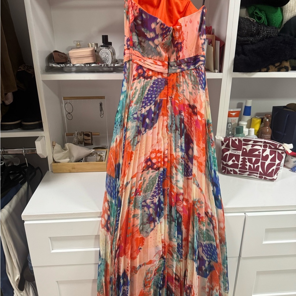 Laundry By Shelli Segal Strapless Multicolor Dress - Picture 2 of 5